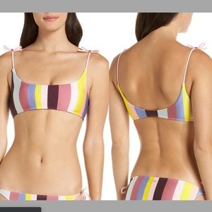 NEW Ted Baker London Penora Rio Stripe Bikini Top [SZ 0 in TB‎ ]